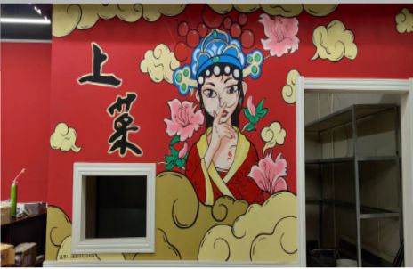 镇雄墙体彩绘的发展和应用
