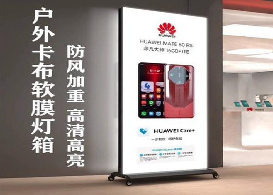 镇雄户外防水灯箱的应用特点及适用范围。