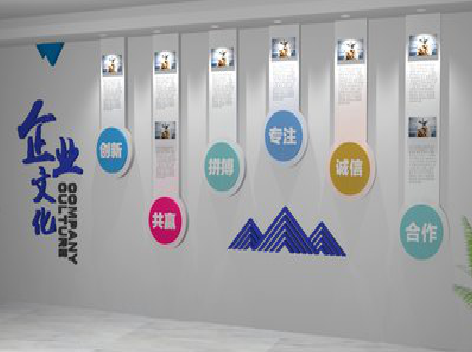 镇雄企业文化墙需要传递什么办公文化？